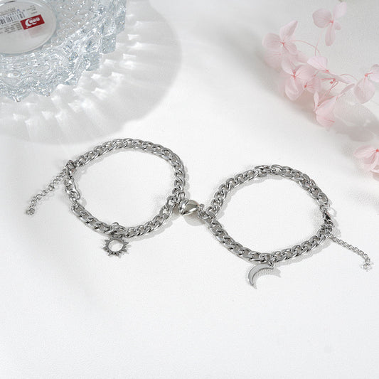 Titanium Steel Bracelet For Couples