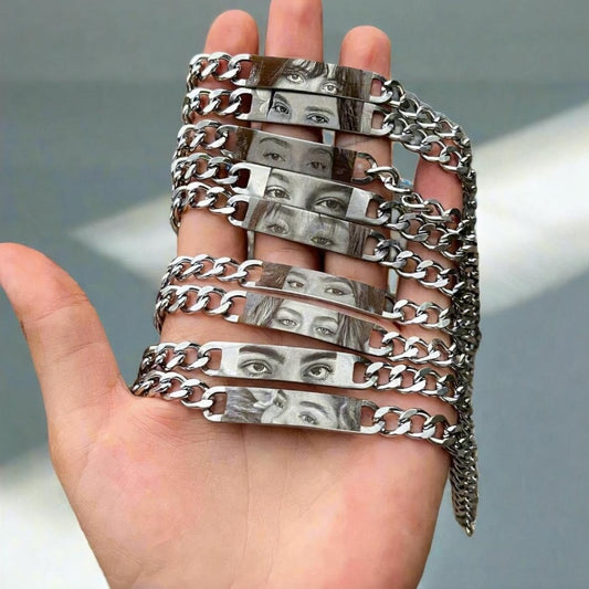 Custom Eye Bracelet Laser Engraved